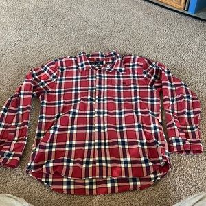 Men’s XXL Flannel - Red, White, and Blue